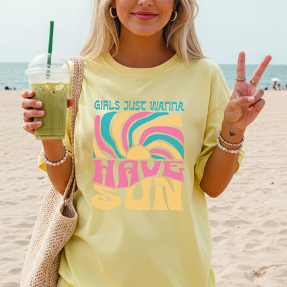 Girls Just Wanna Have Sun Premium Tee
