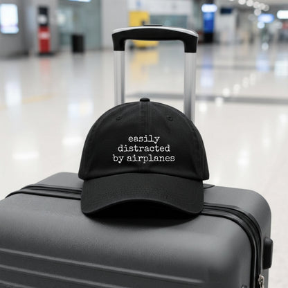Easily Distracted By Airplanes Classic Hat