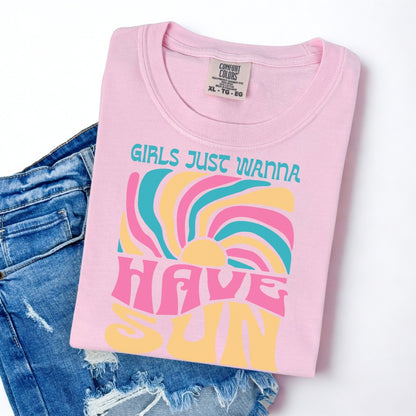 Girls Just Wanna Have Sun Premium Tee