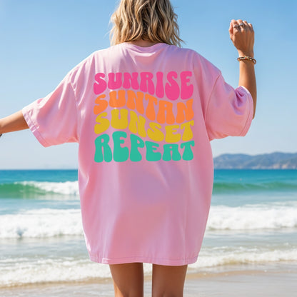 Sunrise Sunset Repeat Premium Tee