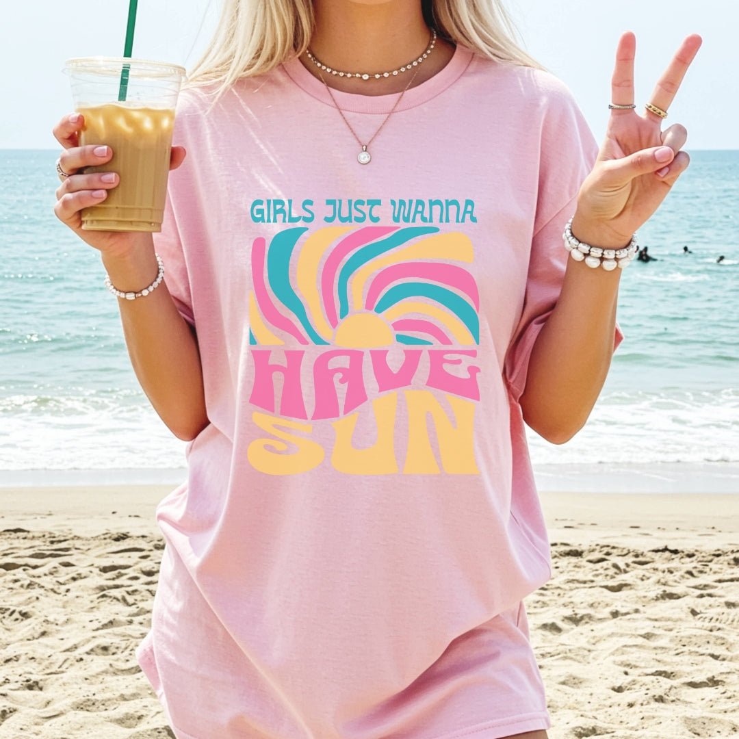 Girls Just Wanna Have Sun Premium Tee