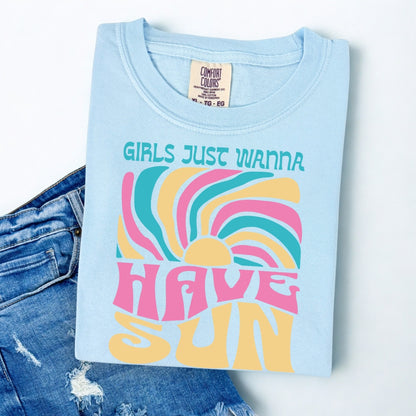 Girls Just Wanna Have Sun Premium Tee
