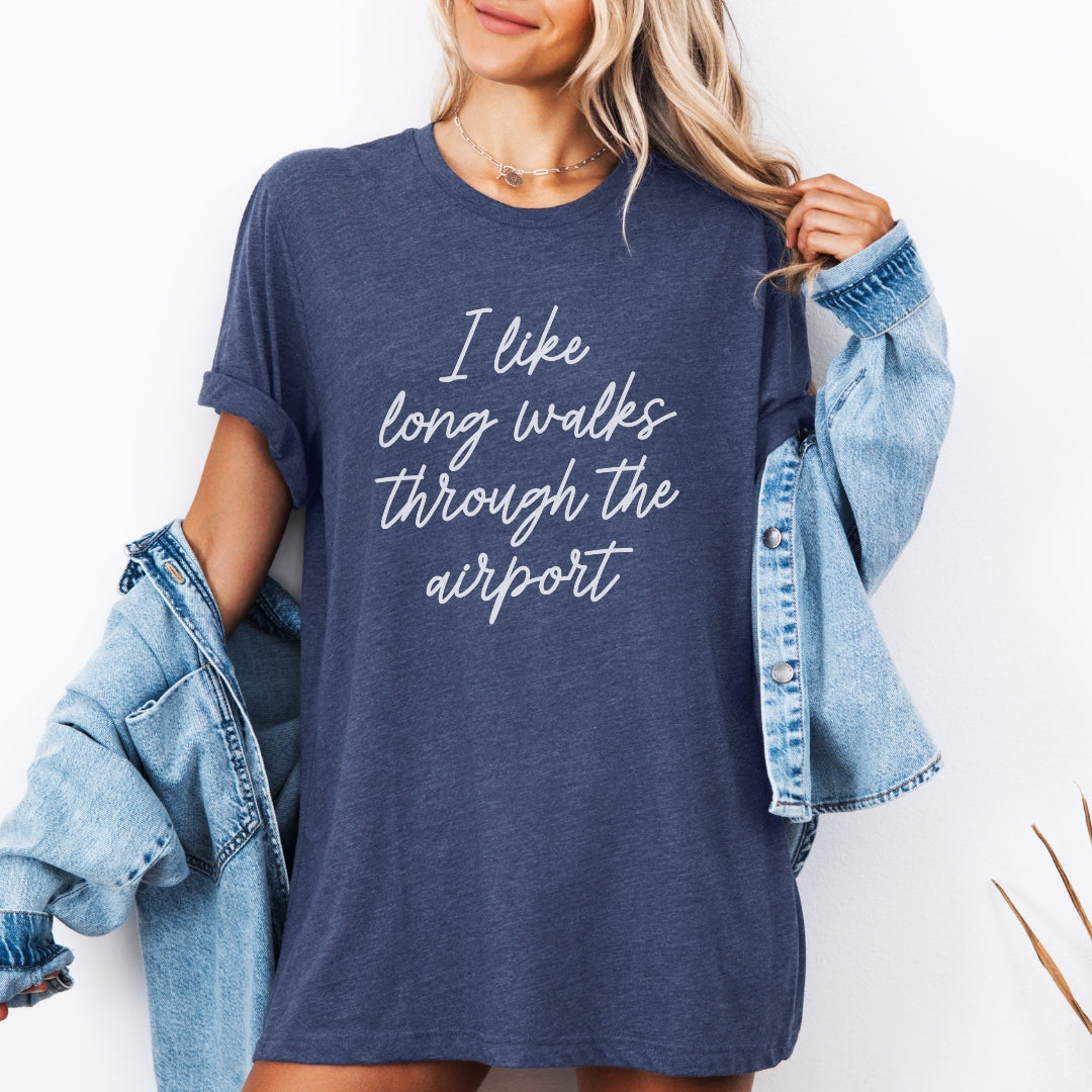 I Like Long Walks Premium Tee