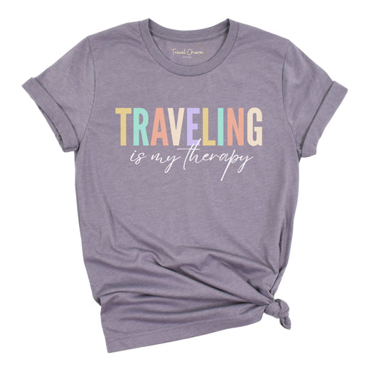Traveling Is My Therapy Premium Tee