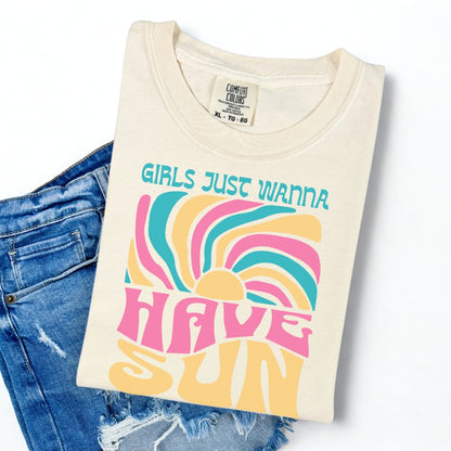 Girls Just Wanna Have Sun Premium Tee