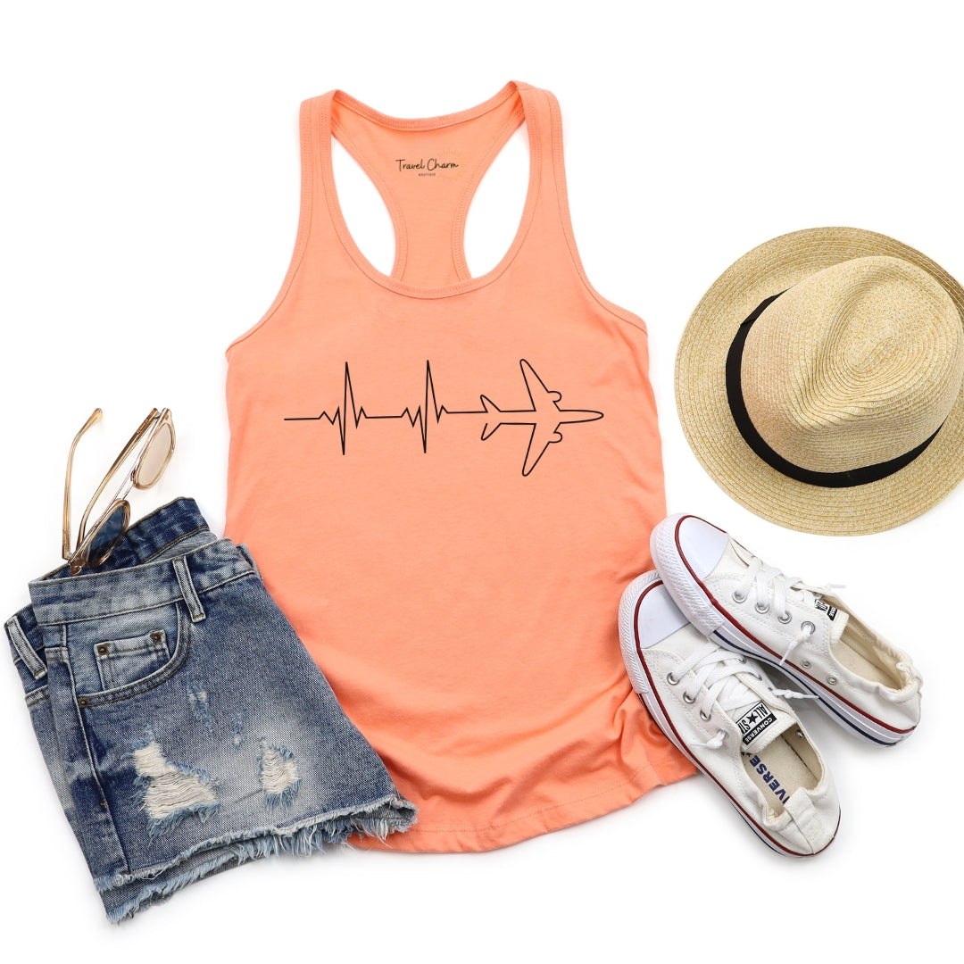 Heartbeat Airplane Premium Tank