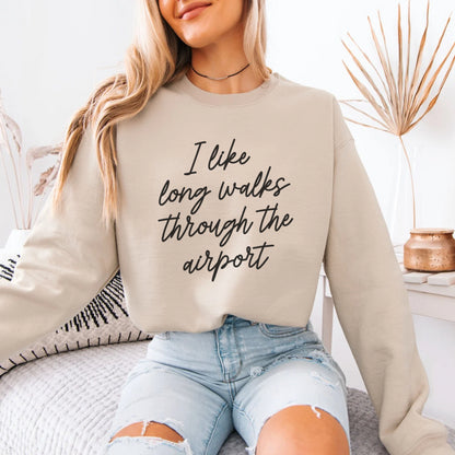 I Like Long Walks Premium Sweatshirt