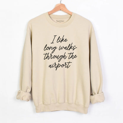 I Like Long Walks Premium Sweatshirt
