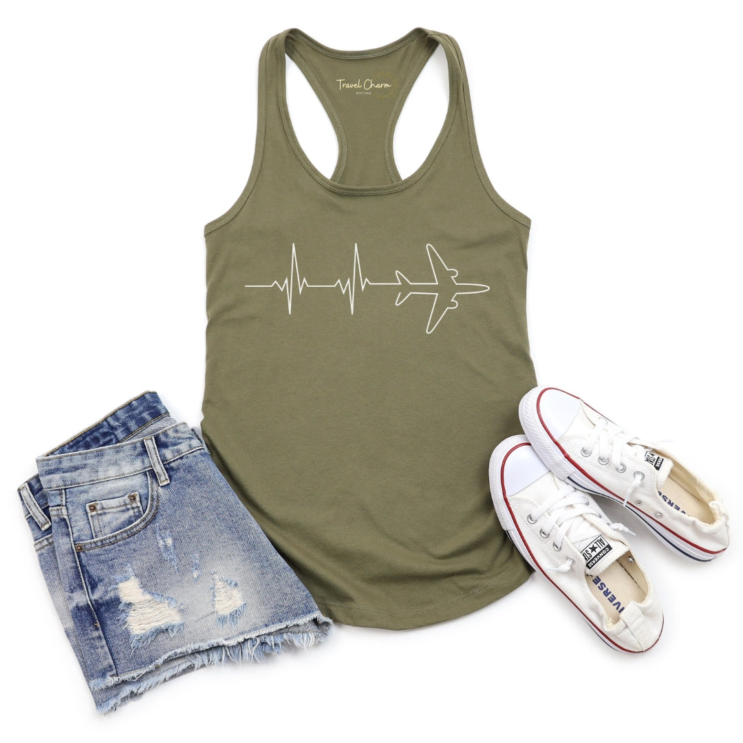 Heartbeat Airplane Premium Tank
