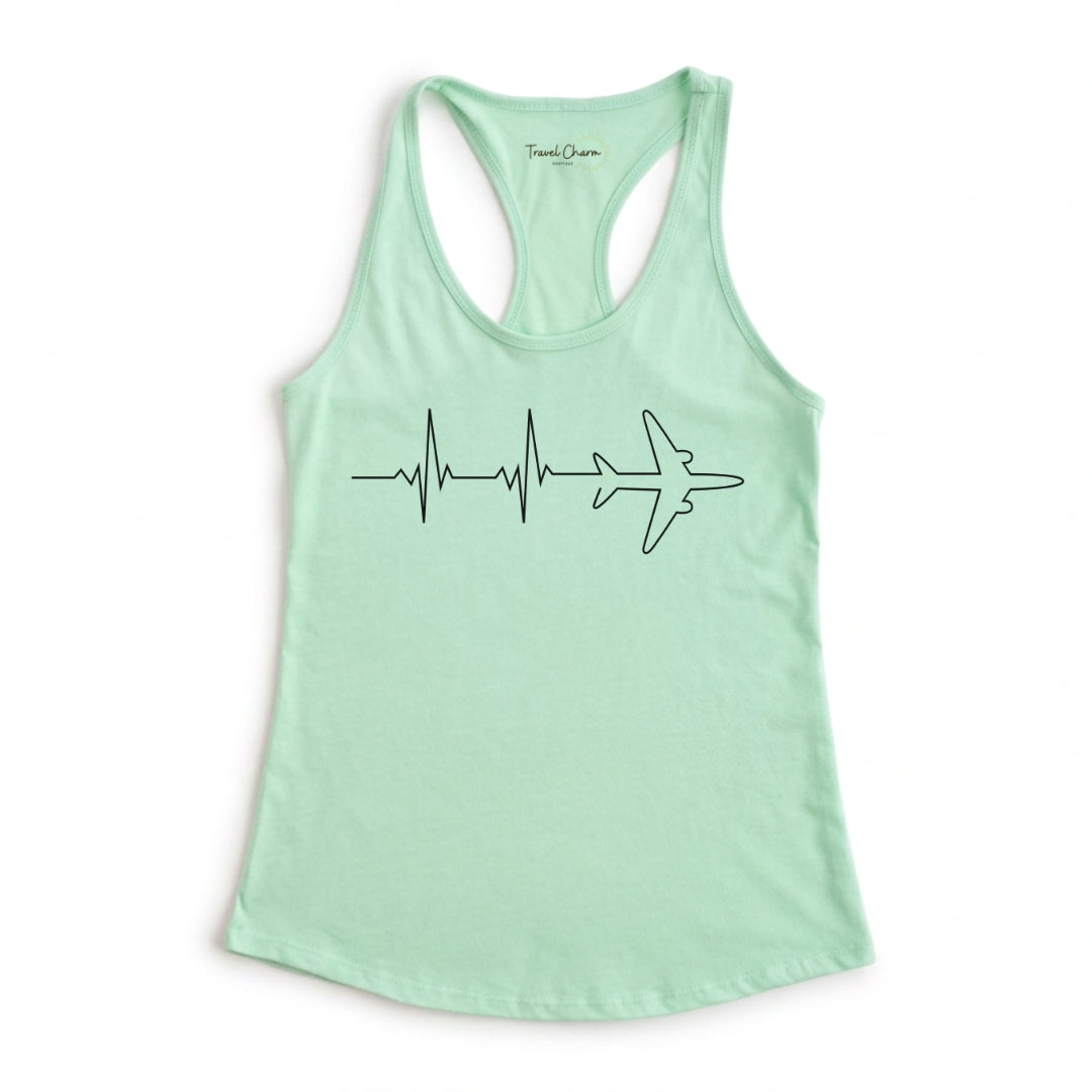 Heartbeat Airplane Premium Tank