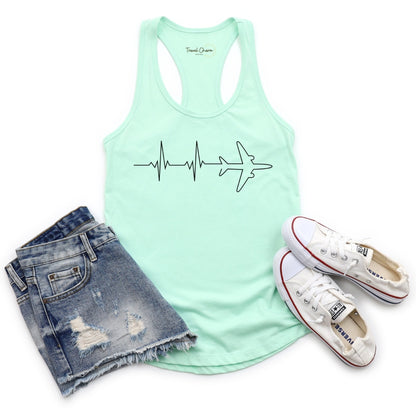 Heartbeat Airplane Premium Tank