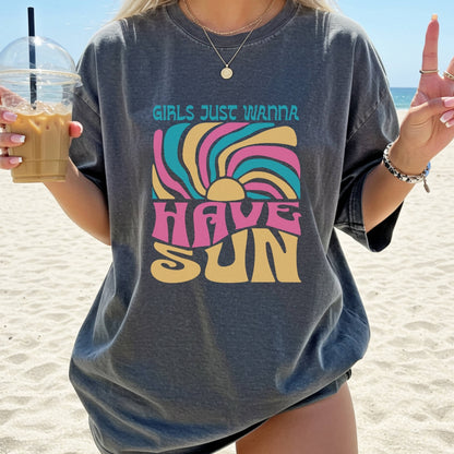 Girls Just Wanna Have Sun Premium Tee