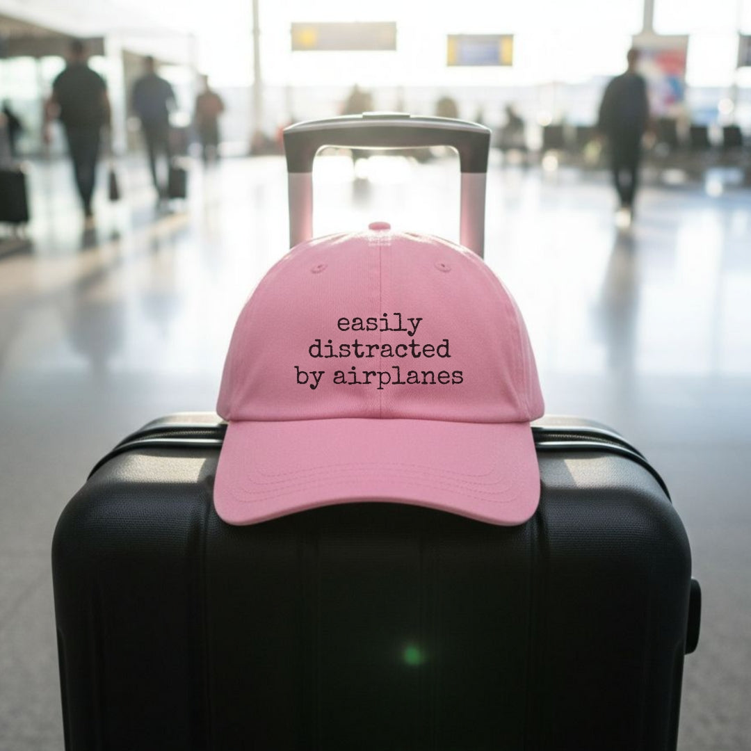 Easily Distracted By Airplanes Classic Hat