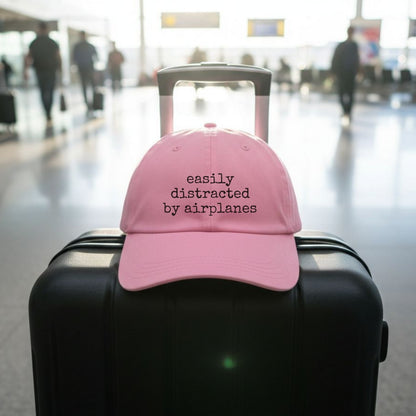 Easily Distracted By Airplanes Classic Hat