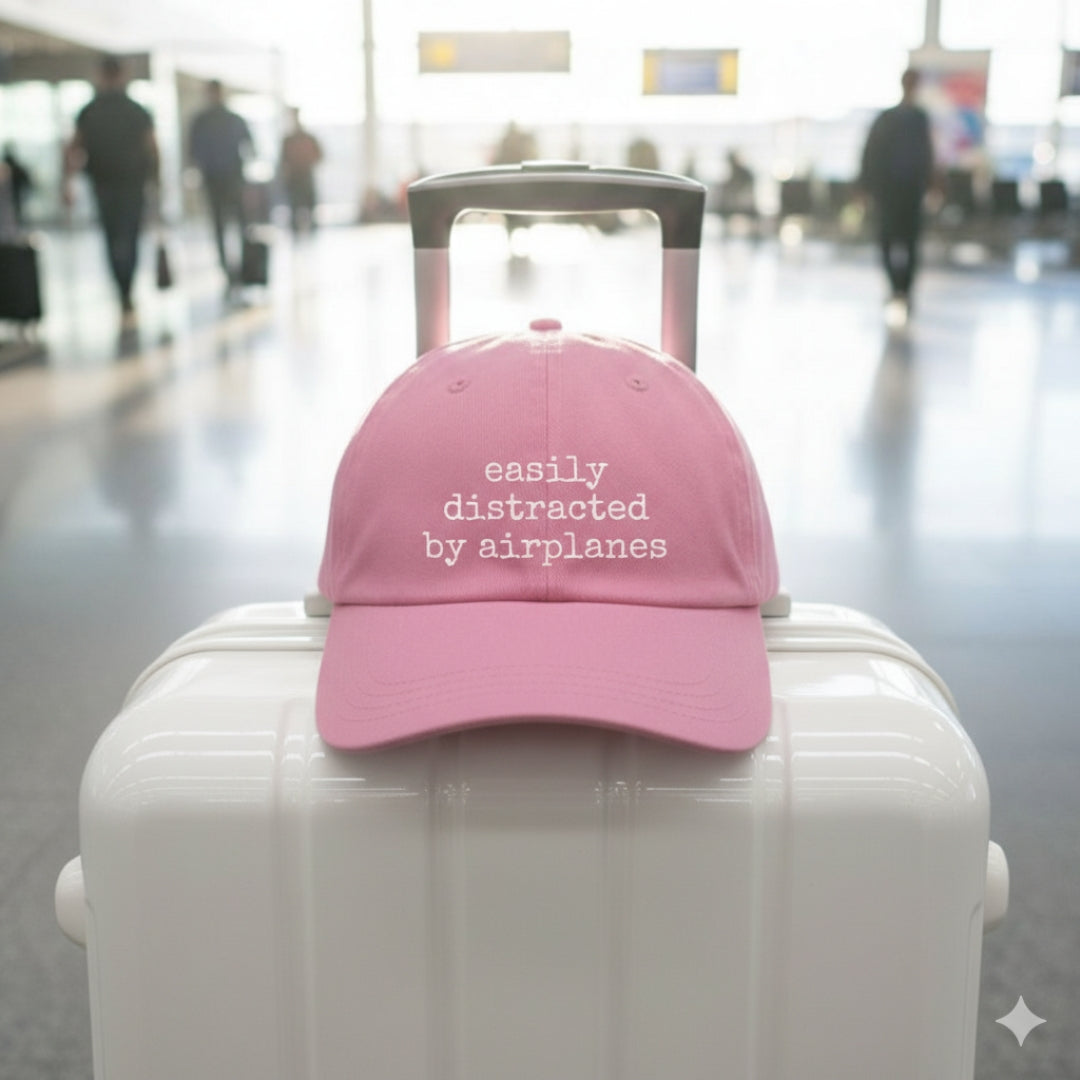 Easily Distracted By Airplanes Classic Hat