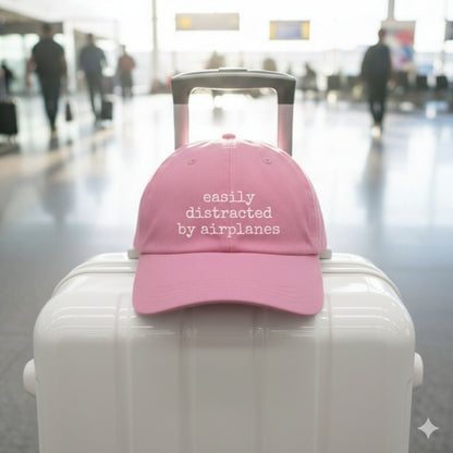 Easily Distracted By Airplanes Classic Hat