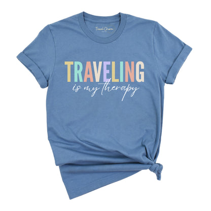 Traveling Is My Therapy Premium Tee