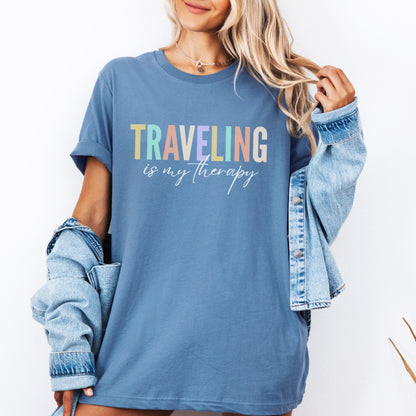 Traveling Is My Therapy Premium Tee