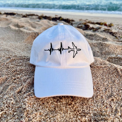 Heartbeat Airplane Classic Hat