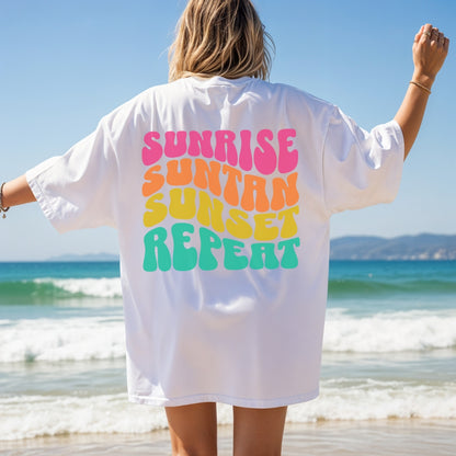 Sunrise Sunset Repeat Premium Tee
