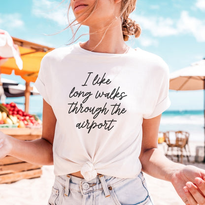 I Like Long Walks Premium Tee